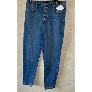 Truth & Theory High Rise Ankle Skinny Jeans